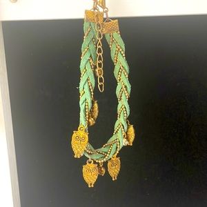 Bracelet with owl charms